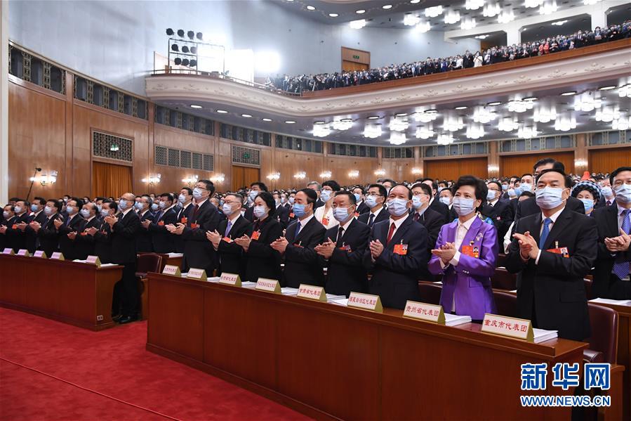 5月22日，第十三屆全國人民代表大會第三次會議在北京人民大會堂開幕。 