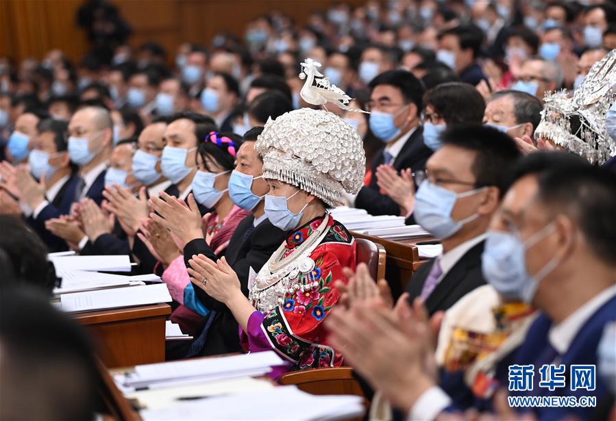 5月22日，第十三屆全國人民代表大會第三次會議在北京人民大會堂開幕。 
