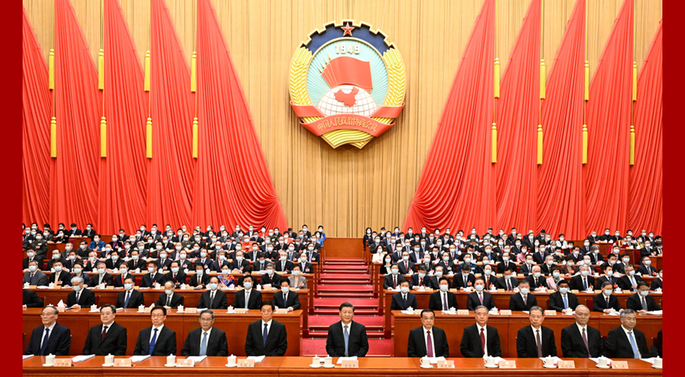 3月4日，中國人民政治協商會議第十四屆全國委員會第一次會議在北京人民大會堂開幕。