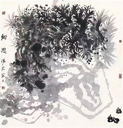 鄉思（中國畫）  　　陽 光