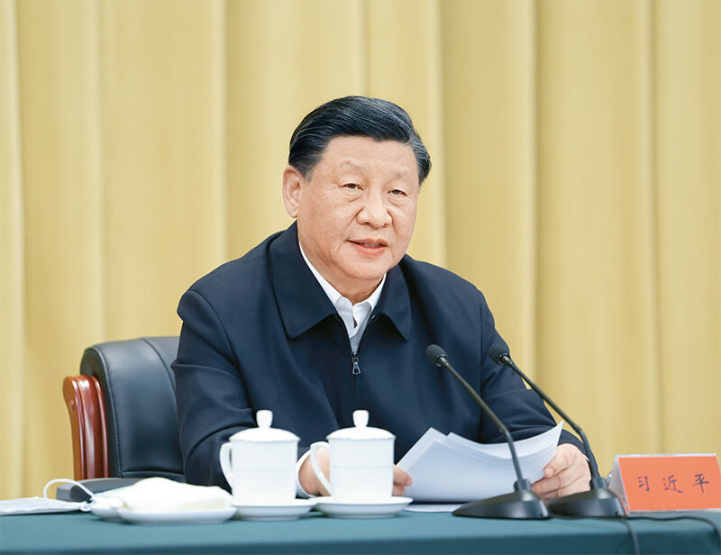 2023年6月2日，中共中央總書記、國家主席、中央軍委主席習近平在北京出席文化傳承發展座談會并發表重要講話。 新華社記者 鞠鵬/攝